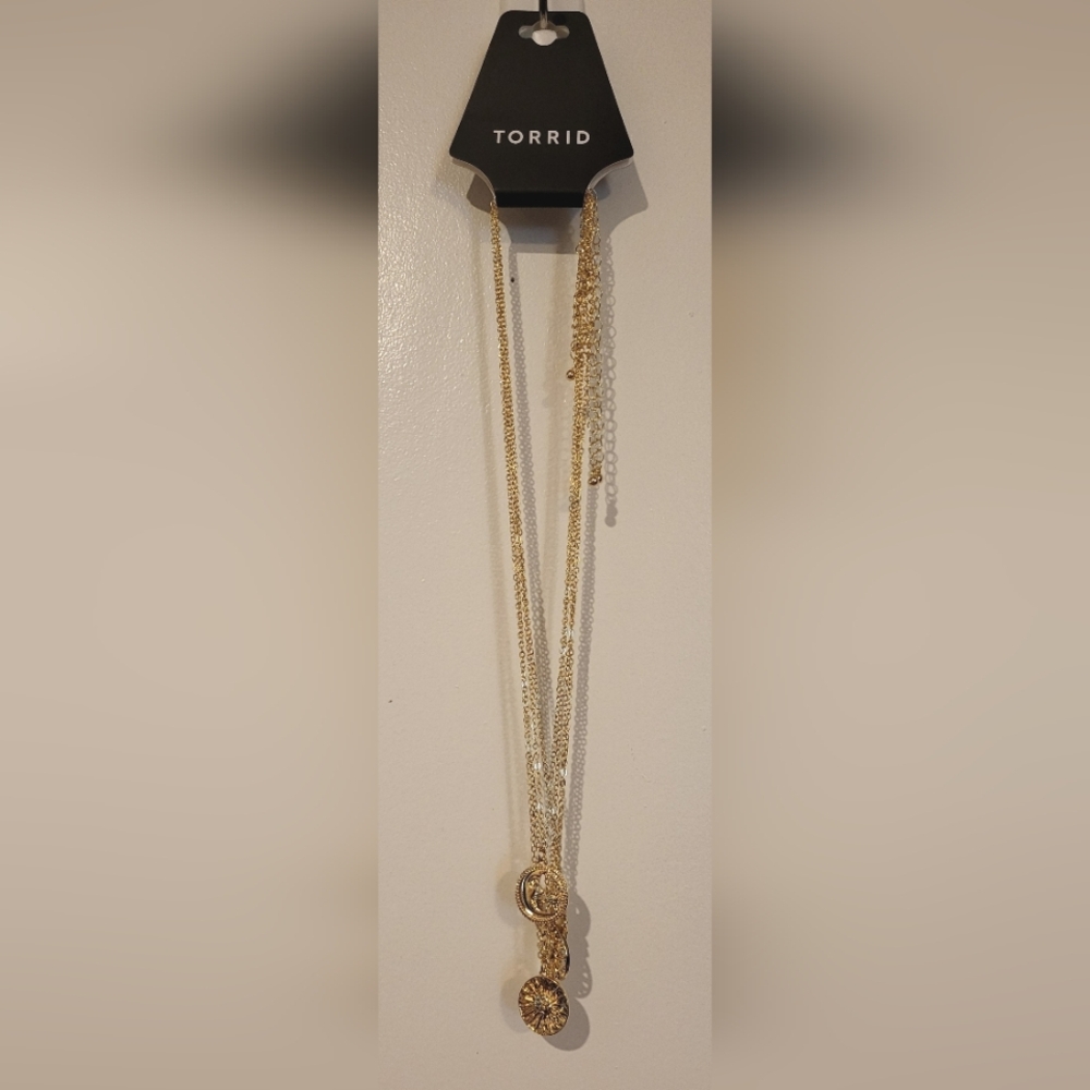 Torrid 4 Gold Necklaces